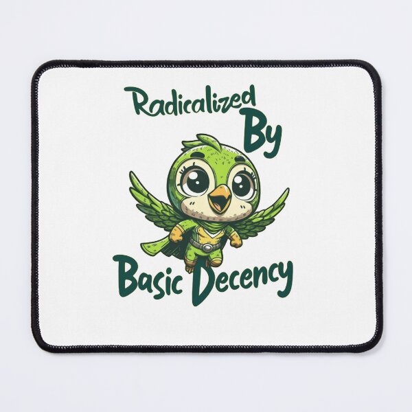 Item preview, Radicalized By Basic Decency Sparks Justice Through Courage designed and sold by SkeletonsDanger.