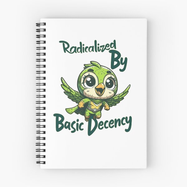 Item preview, Radicalized By Basic Decency Sparks Justice Through Courage designed and sold by SkeletonsDanger.