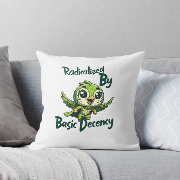 Item preview, Radicalized By Basic Decency Sparks Justice Through Courage designed and sold by SkeletonsDanger.