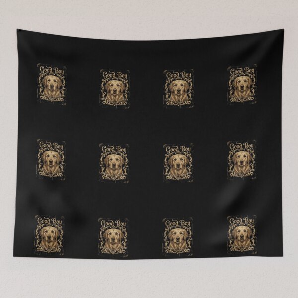 Item preview, Vintage Golden Retriever Portrait Good Boy Graphic designed and sold by NatureUnleashed.