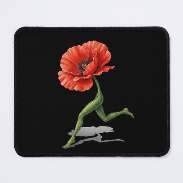 Item preview, Walking Dandelion Poppy – Surreal Flower Figure designed and sold by Herzbaumatelier.