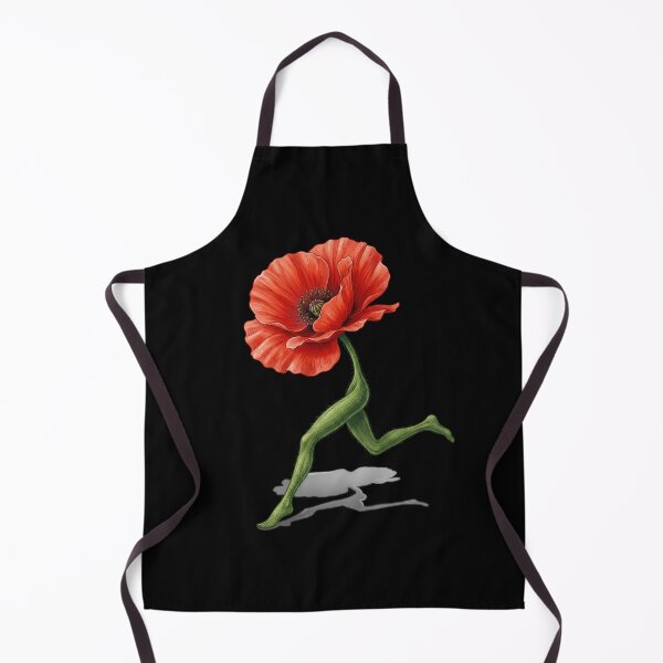 Item preview, Walking Dandelion Poppy – Surreal Flower Figure designed and sold by Herzbaumatelier.