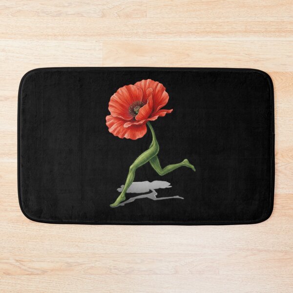 Item preview, Walking Dandelion Poppy – Surreal Flower Figure designed and sold by Herzbaumatelier.
