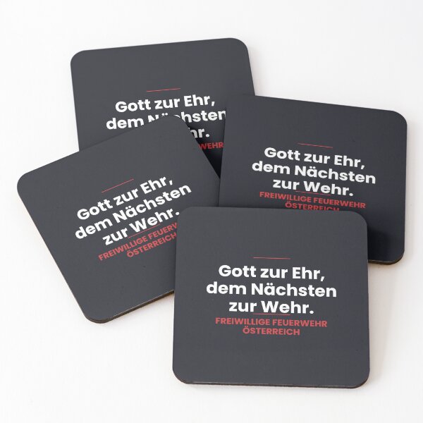 Item preview, To the glory of God and the protection of our neighbors – Austrian Volunteer Fire Brigade designed and sold by AlarmstufeBlau.