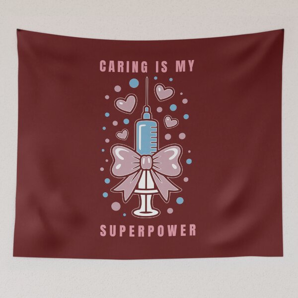 Item preview, Cute Pediatric Nurse Gift Caring Is My Superpower designed and sold by Aquarius-club.