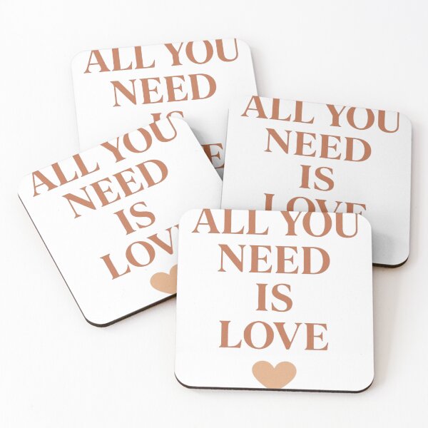 Item preview, All You Need Is Love Minimal designed and sold by echoink-studio.