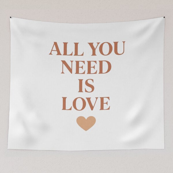 Item preview, All You Need Is Love Minimal designed and sold by echoink-studio.