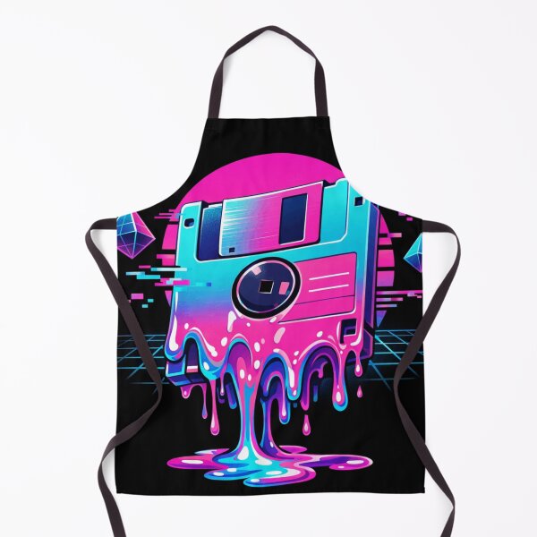 Item preview, Melting Floppy Disk Vaporwave Glitch Art Retro 90s Aesthetic designed and sold by Retro Mood Co.