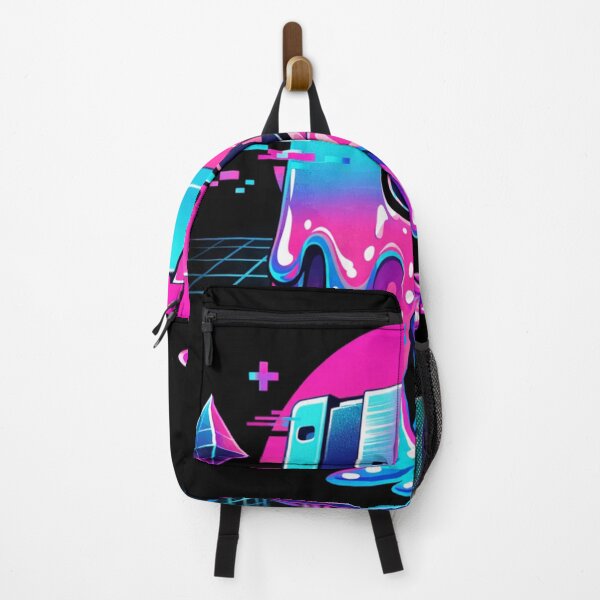 Item preview, Melting Floppy Disk Vaporwave Glitch Art Retro 90s Aesthetic designed and sold by Retro Mood Co.