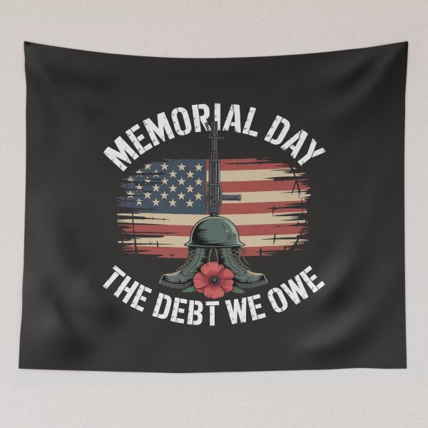 Item preview, Memorial Day Shirt The Debt We Owe Patriotic Fallen Heroes Remembrance  designed and sold by MerchlyMike.