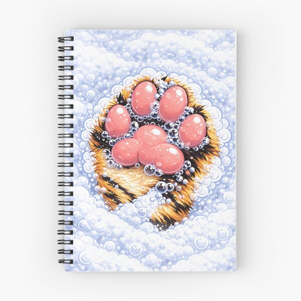 Item preview, Tiger Paw in Soapy Water designed and sold by nikkolaus.