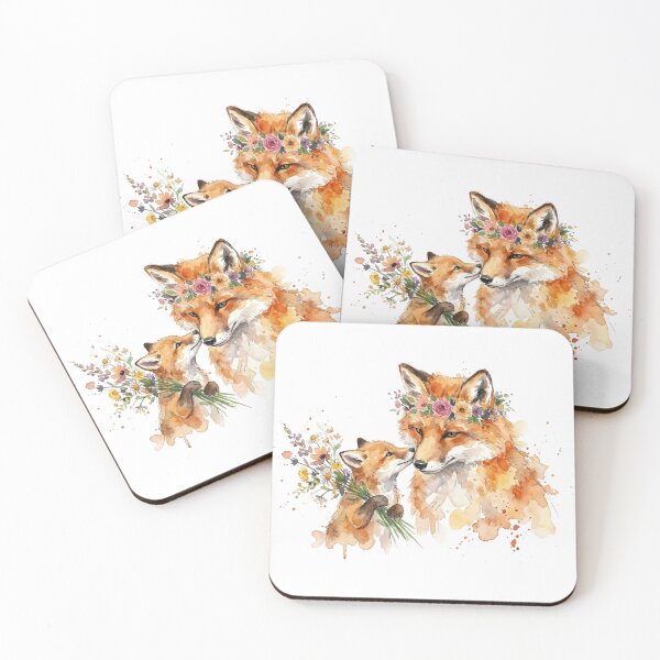 Item preview, Fox Mom and Pup designed and sold by Roy & Tiffany.