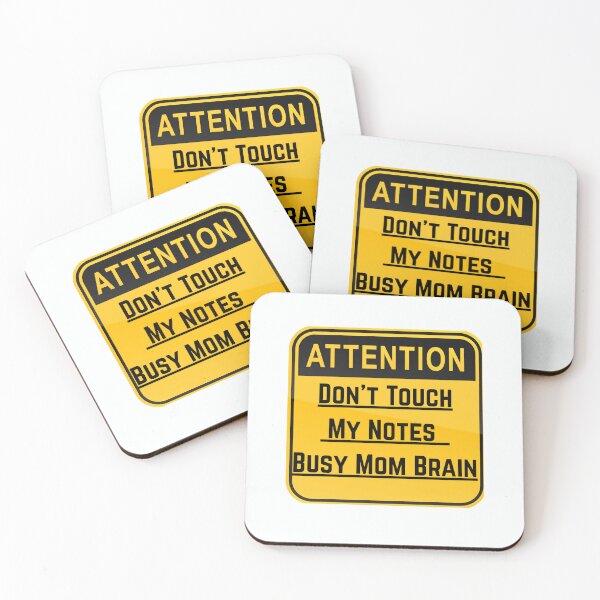 Item preview, Don't Touch My Notes – Busy Mom Brain Funny Mom Life Design designed and sold by Yassine SEBA.