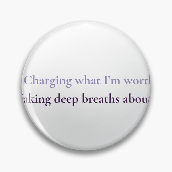 Item preview, Funny Charging My Worth Gift for Female Entrepreneurs and Freelancers designed and sold by MercuryMargin.