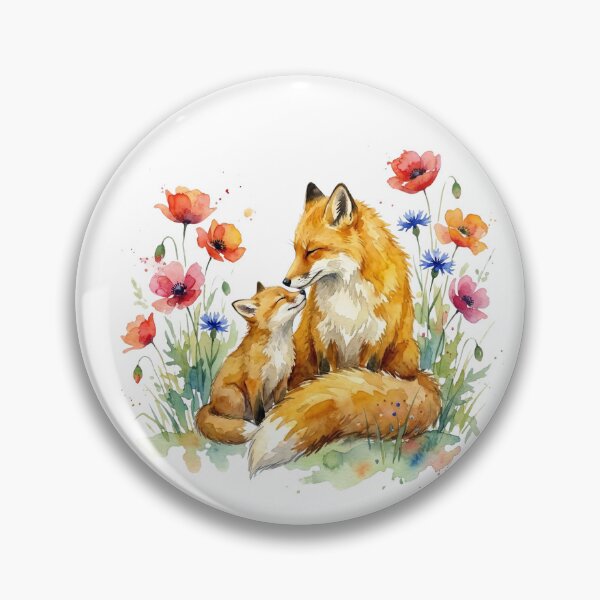 Item preview, Fox Mom and Pup designed and sold by Roy & Tiffany.