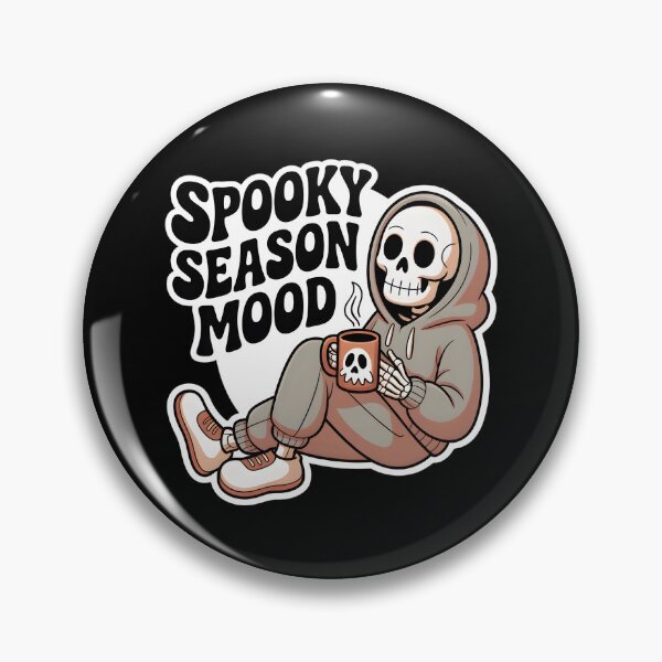 Artikelvorschau, Gruselige Jahreszeit: Skelett trinkt Kaffee – Gemütliches Design für Halloween-Kaffeeliebhaber entworfen und verkauft von Raw Tigers.