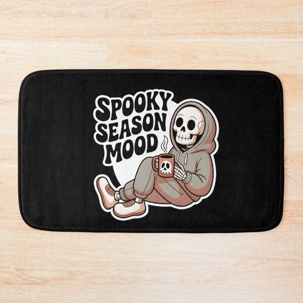 Item preview, Spooky Season Mood Skeleton Drinking Coffee – Cozy Halloween Coffee Lover Design designed and sold by Raw Tigers.