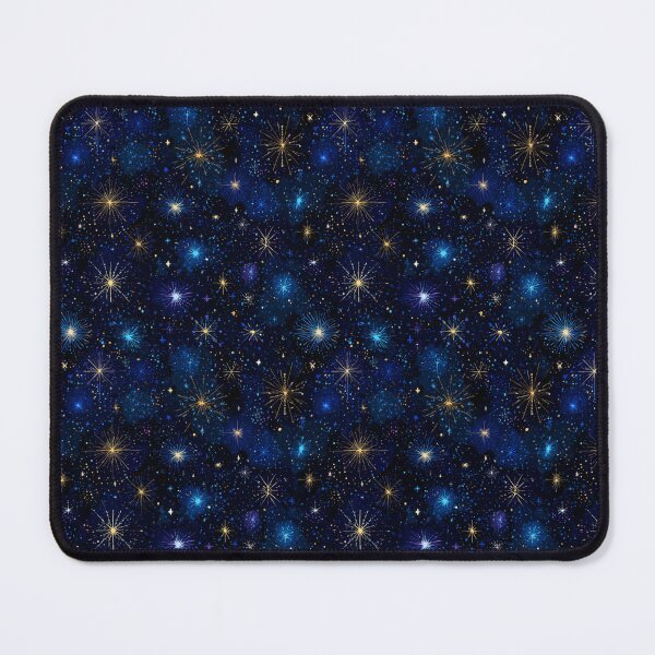 Item preview, Watercolor Starry Night Sky Cosmic Galaxy Pattern designed and sold by NicolasGlowArt.