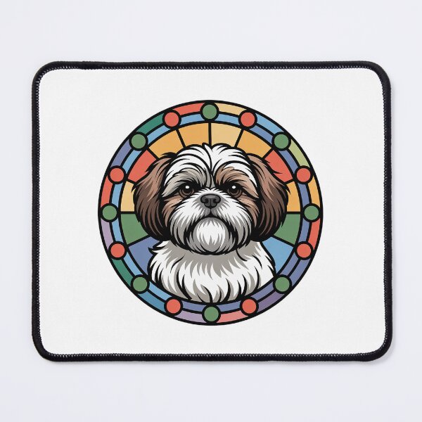 Item preview, Shih Tzu Stained Glass Portrait designed and sold by theartfulaspie.