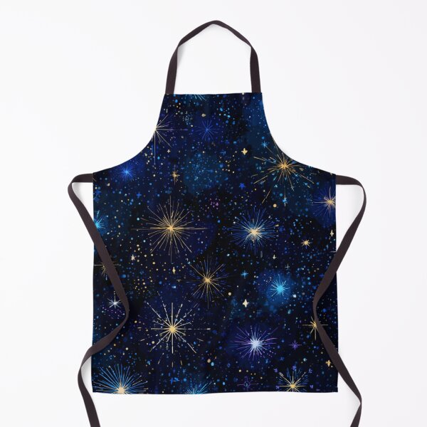 Item preview, Watercolor Starry Night Sky Cosmic Galaxy Pattern designed and sold by NicolasGlowArt.