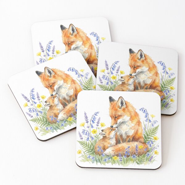 Item preview, Fox Mom and Pup designed and sold by Roy & Tiffany.