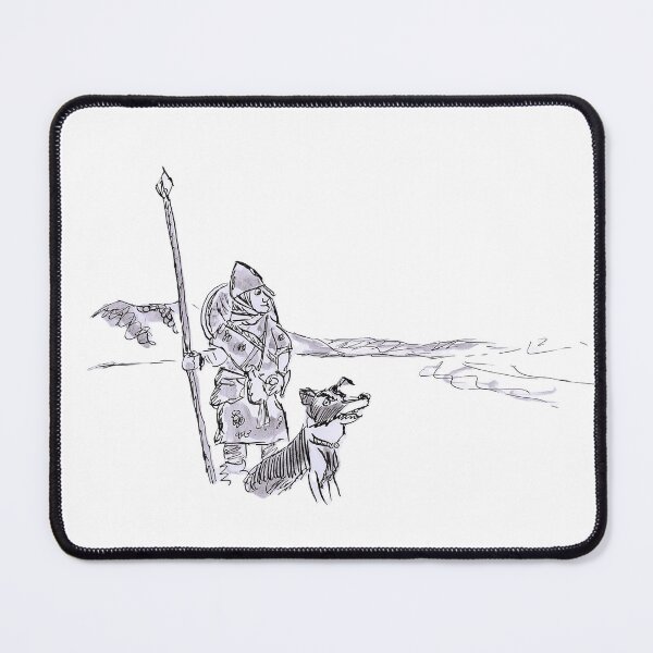 Item preview, A norman knight with his dog designed and sold by Inky Fingers Illustrations.