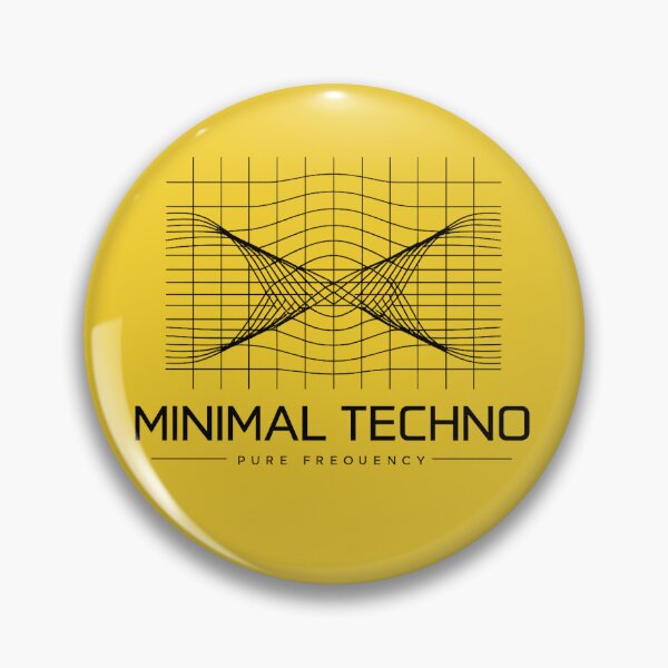 Item preview, Minimal Techno – Pure Frequency Grid designed and sold by  ZenRave Designs.