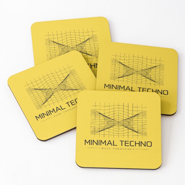 Item preview, Minimal Techno – Pure Frequency Grid designed and sold by  ZenRave Designs.