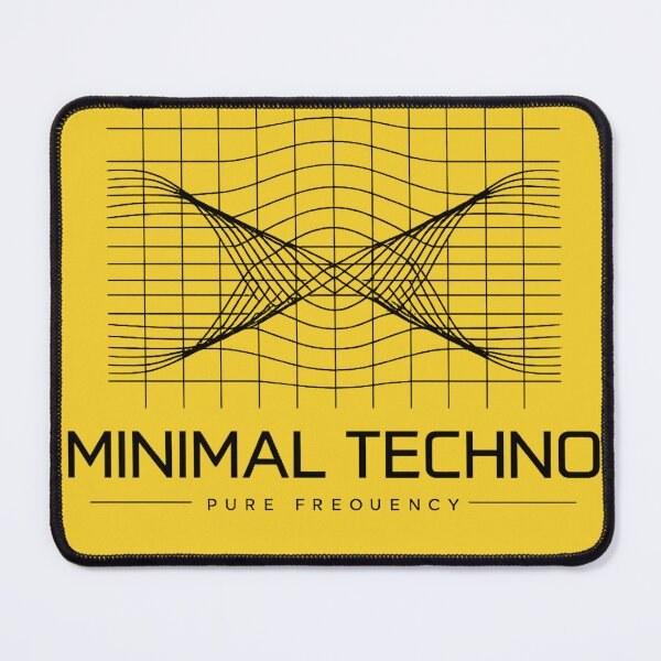 Item preview, Minimal Techno – Pure Frequency Grid designed and sold by ZenRave Designs.