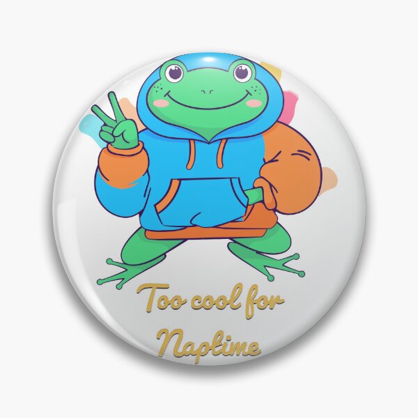 Item preview, Frog Too Cool for Naptime | Funny Kids Design designed and sold by FehlingMedia.