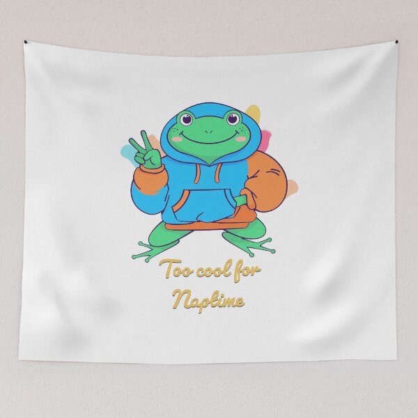 Item preview, Frog Too Cool for Naptime | Funny Kids Design designed and sold by FehlingMedia.