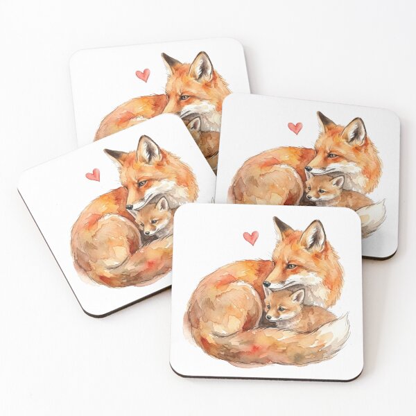 Item preview, Fox Mom and Pup designed and sold by Roy & Tiffany.