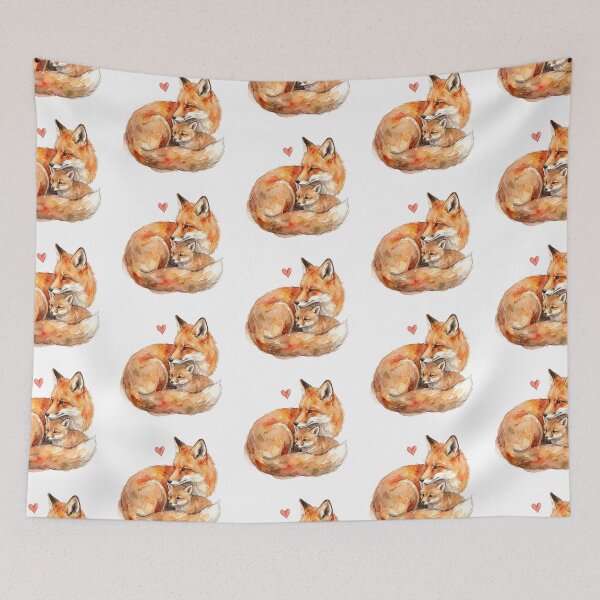 Item preview, Fox Mom and Pup designed and sold by Roy & Tiffany.