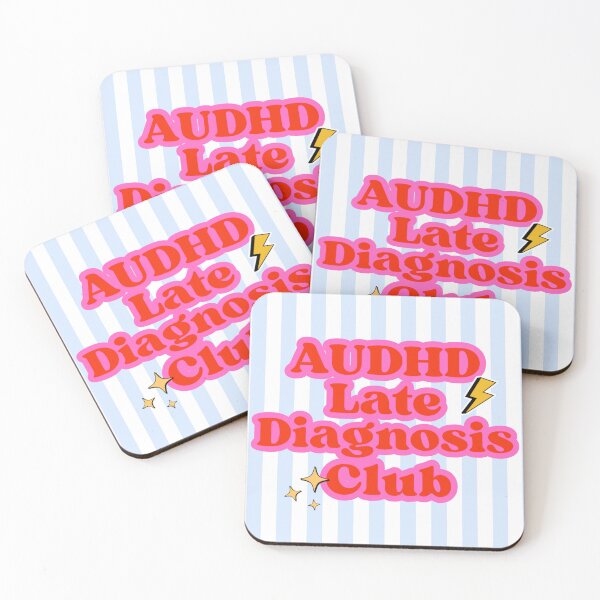 Item preview, AUDHD Late Diagnosis Club designed and sold by Zukki20.