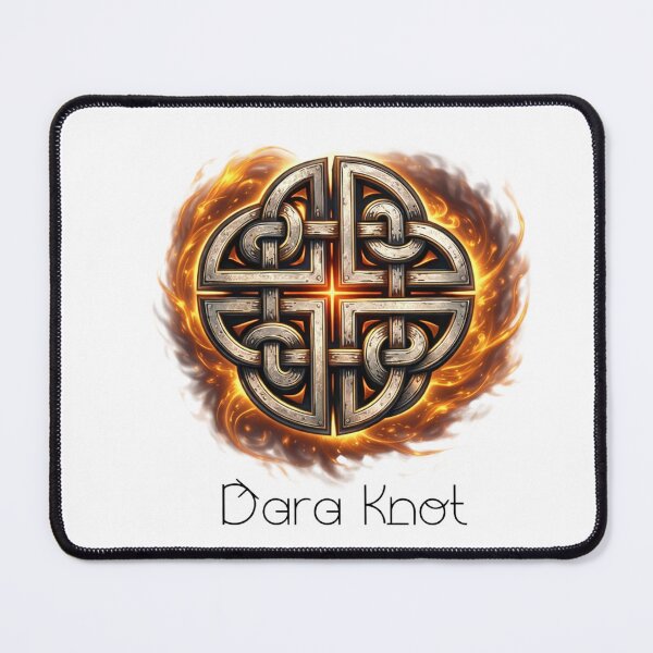 Item preview, Celtic Dara Knot Symbol - Fire and Iron Ancient Strength designed and sold by KireaDesigns.