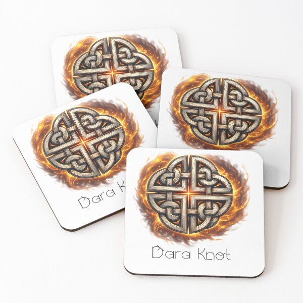 Item preview, Celtic Dara Knot Symbol - Fire and Iron Ancient Strength designed and sold by KireaDesigns.
