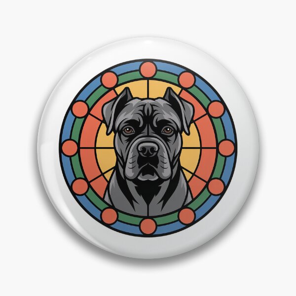 Item preview, Cane Corso Stained Glass Portrait designed and sold by theartfulaspie.