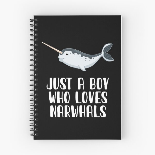 Item preview, Just A Boy Who Loves Narwhals  designed and sold by CosmoKitsch.