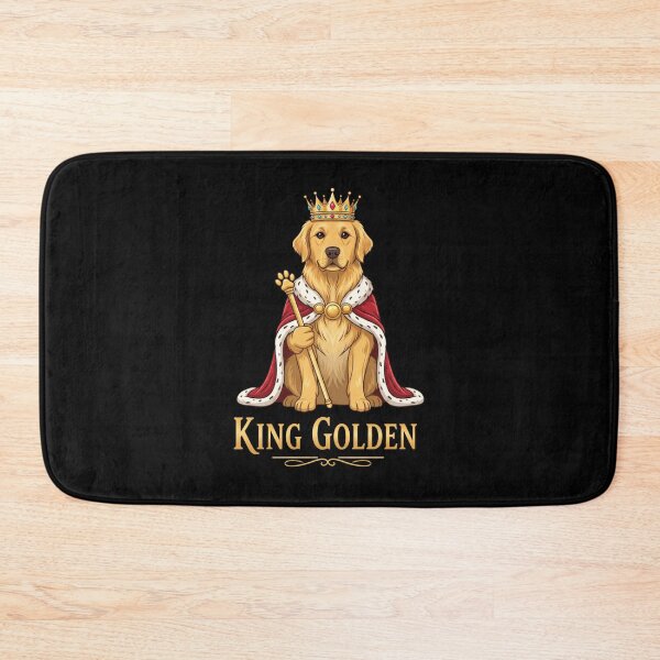 Item preview, Regal Golden Retriever King Golden Crown Cartoon designed and sold by NatureUnleashed.