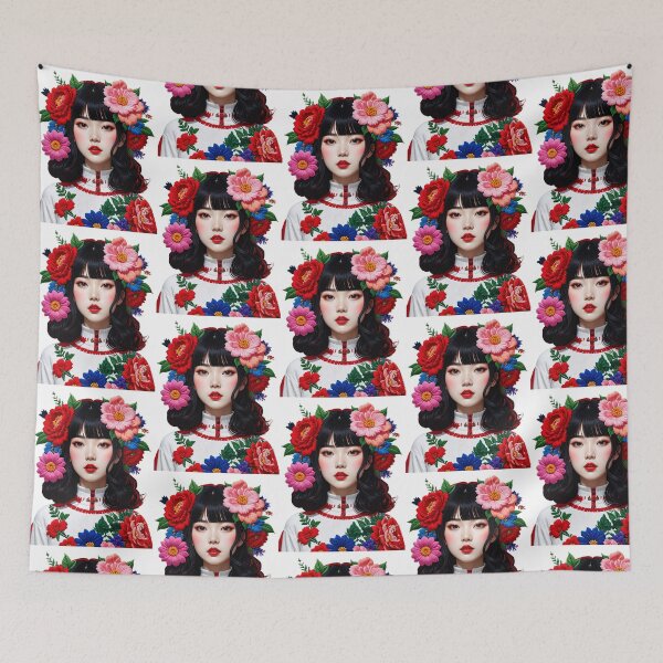 Item preview, Retrato de una mujer asiática designed and sold by BetweenForms.