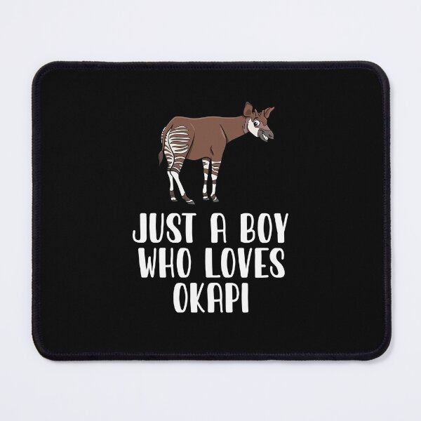 Item preview, Just A Boy Who Loves Okapi designed and sold by CosmoKitsch.