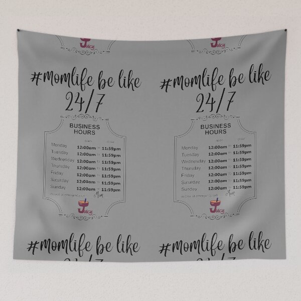 Item preview, #Momlife be like 24/7 designed and sold by JuicyDecor.