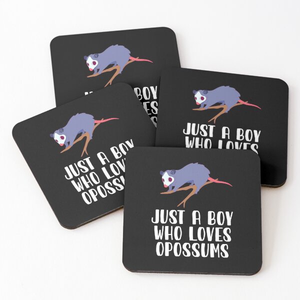 Item preview, Just A Boy Who Loves Opossums  designed and sold by CosmoKitsch.