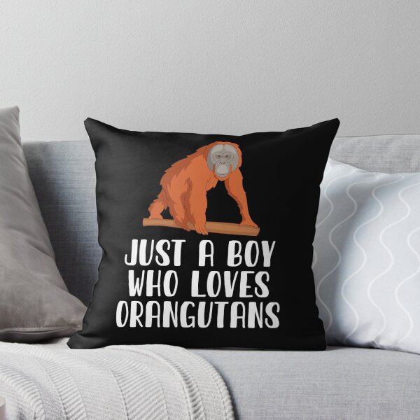 Item preview, Just A Boy Who Loves Orangutans  designed and sold by CosmoKitsch.