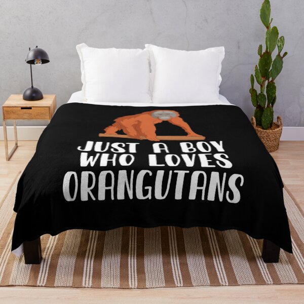 Item preview, Just A Boy Who Loves Orangutans designed and sold by CosmoKitsch.