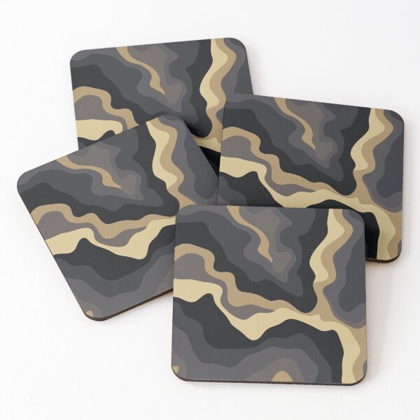 Item preview, Luxury Gold and Black Marble Abstract Liquid Pattern designed and sold by SolutionsArt.