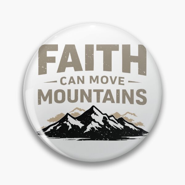 Item preview, Move Mountains with Faith – Powerful Christian Motivation Shirt and sticker | Trust God Inspirational Design designed and sold by Billium Halder.