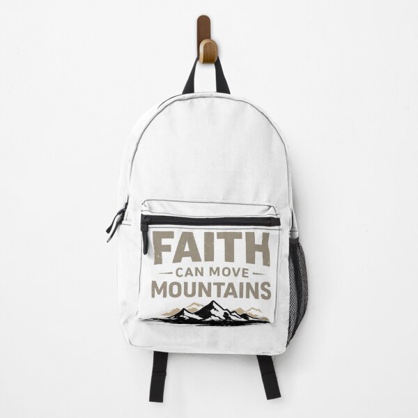 Item preview, Move Mountains with Faith – Powerful Christian Motivation Shirt and sticker | Trust God Inspirational Design designed and sold by Billium Halder.