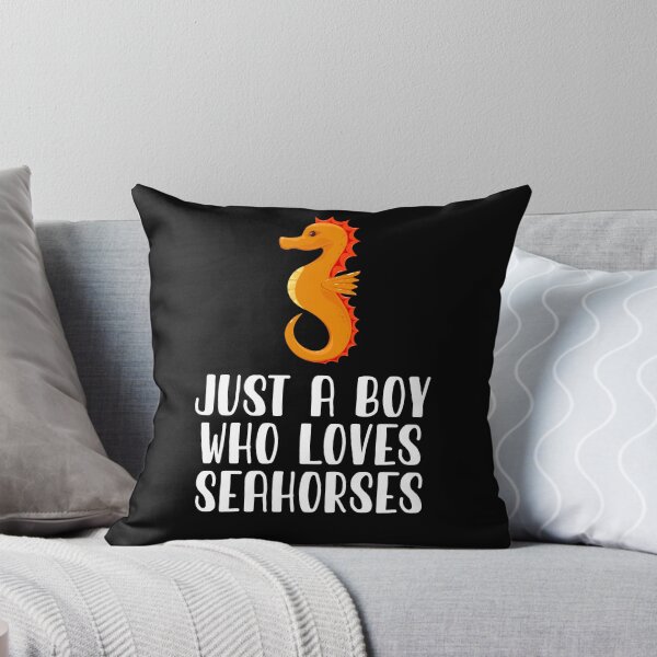 Item preview, Just A Boy Who Loves Seahorses  designed and sold by CosmoKitsch.