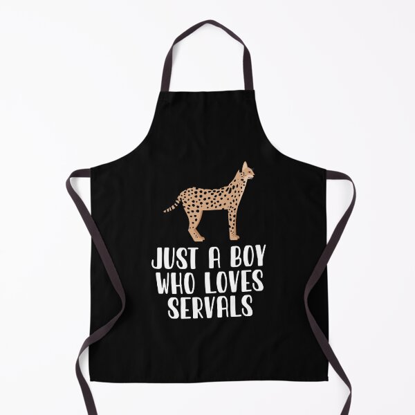 Item preview, Just A Boy Who Loves Servals  designed and sold by CosmoKitsch.